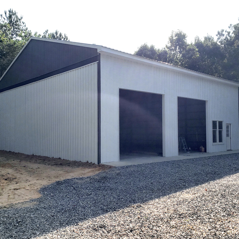 Turn key pole barn construction